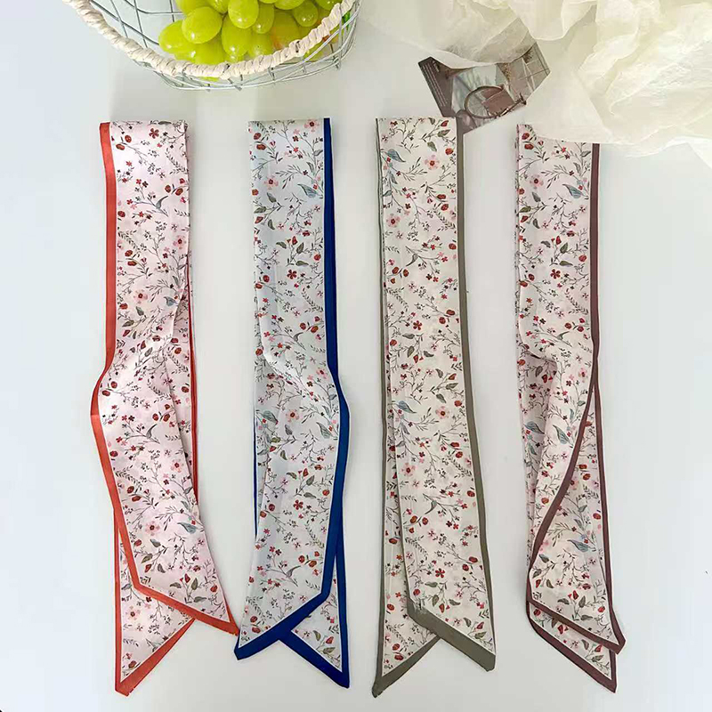 Ascot Neck Scarf - 2026 New Arrival Women Vintage Floral