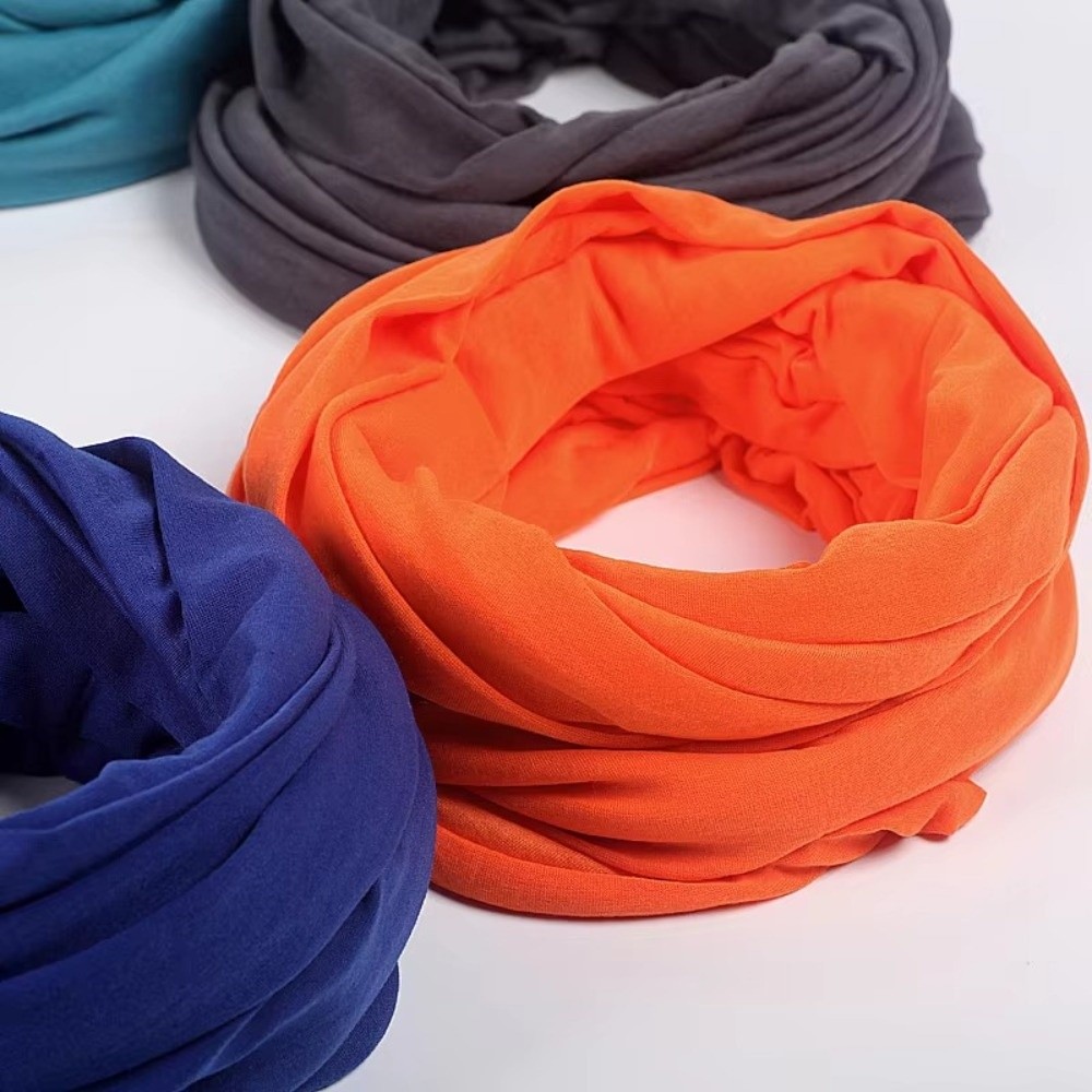 Infinity Scarf Knit - Fashion Solid Color Infinity Scarf Soft