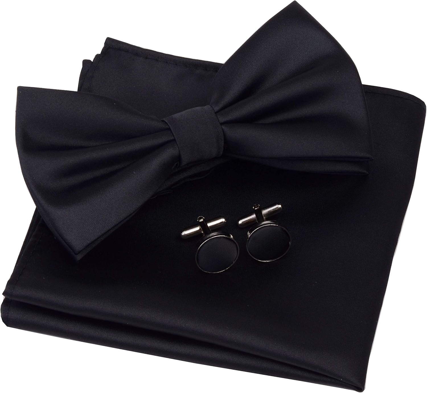 Bow Tie Pre Tied - Solid Color Pre-tied Bow Tie Set