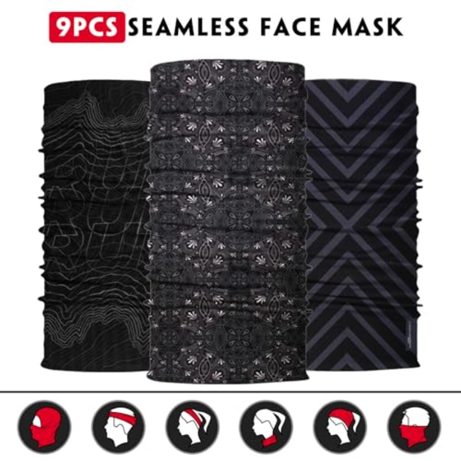 Neck Gaiter for Men Women Head - Face Scarf Mask ulasan dan harga