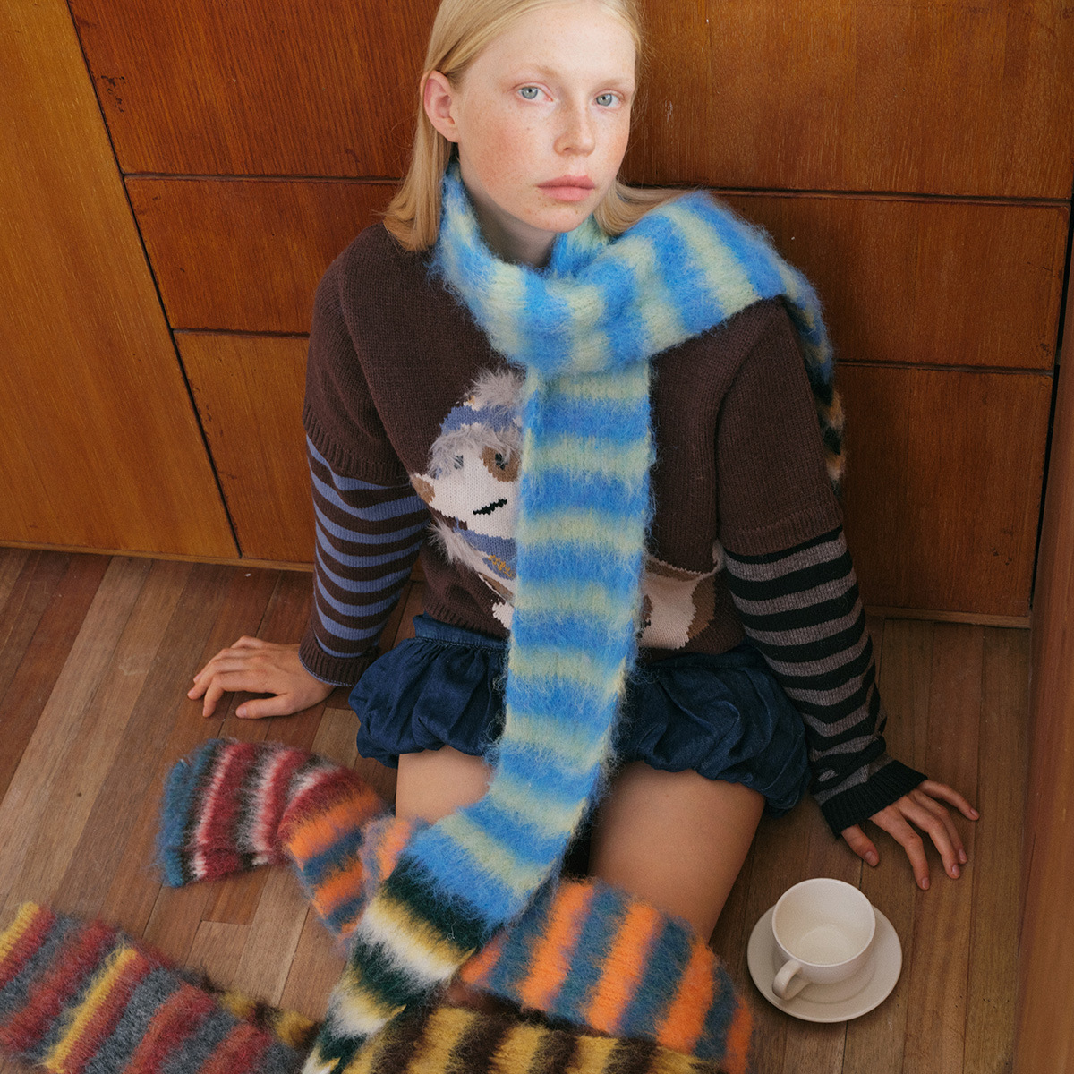 Women Winter Cashmere Scarf 20 - Woven Scarf Blanket ulasan dan harga