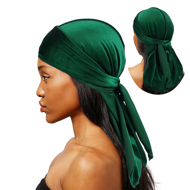 Unisex Men Women Velvet Durags - Bandana Doo Rag ulasan dan harga
