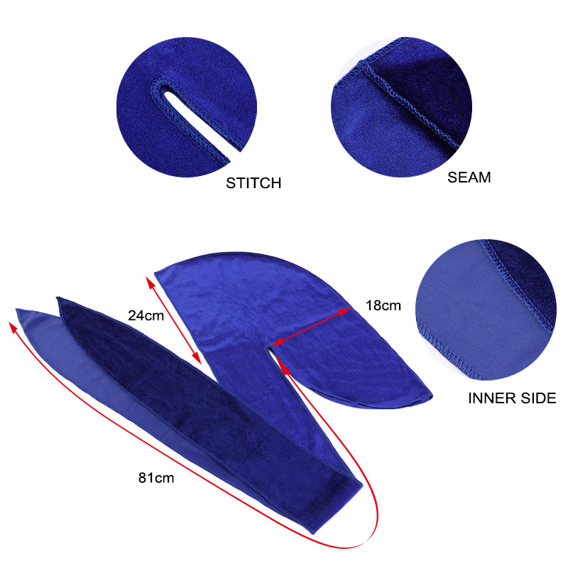 Unisex Men Women Velvet Durags - Bandana Doo Rag ulasan dan harga
