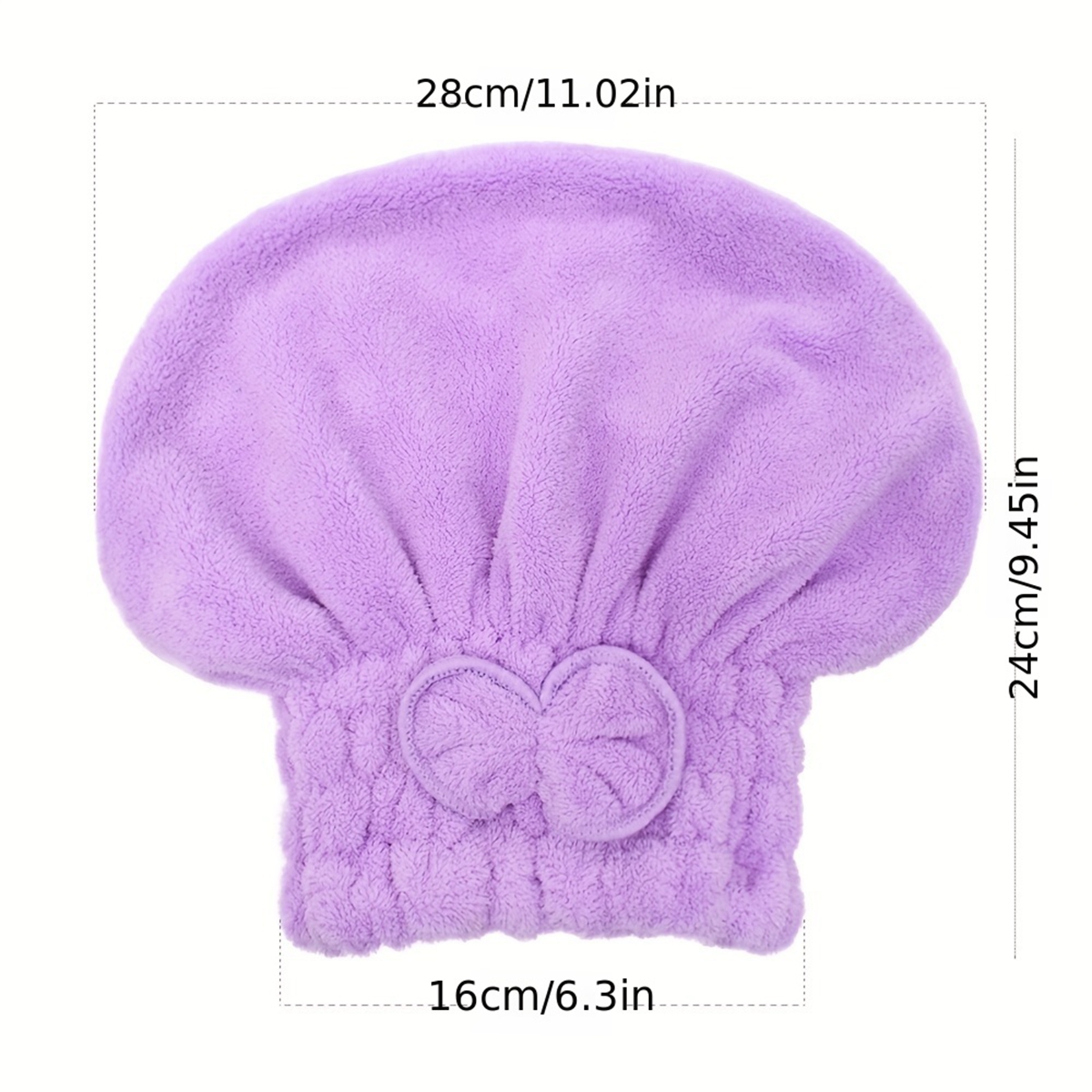 1Pc Microfiber Hair Drying Tow - Head Wrap Turban ulasan dan harga