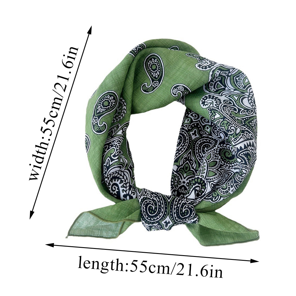 Luxury Floral Print Cotton Lin - Bandana Cotton ulasan dan harga