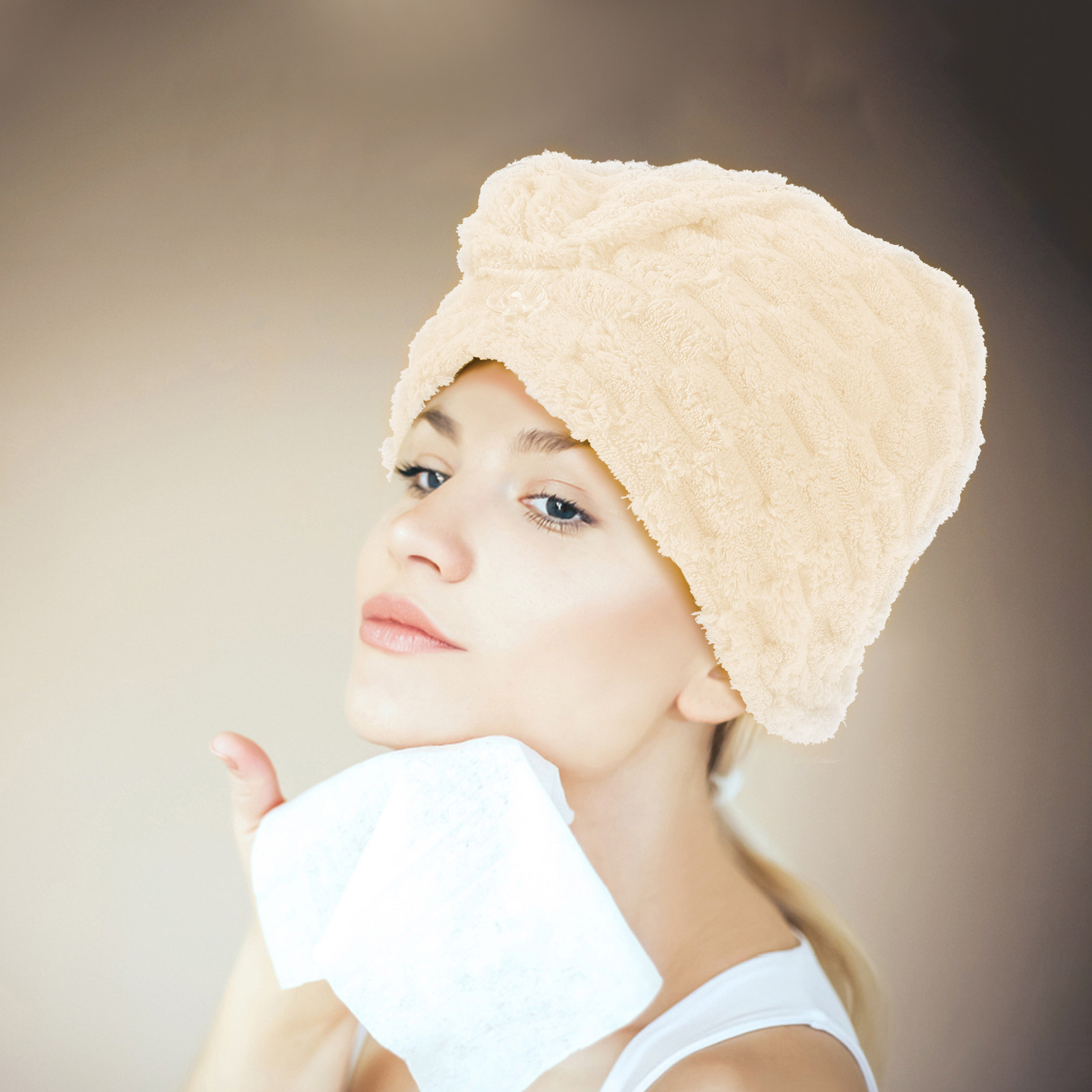 Extra Thick Hair Towel Wrap fo - Head Wrap Turban ulasan dan harga