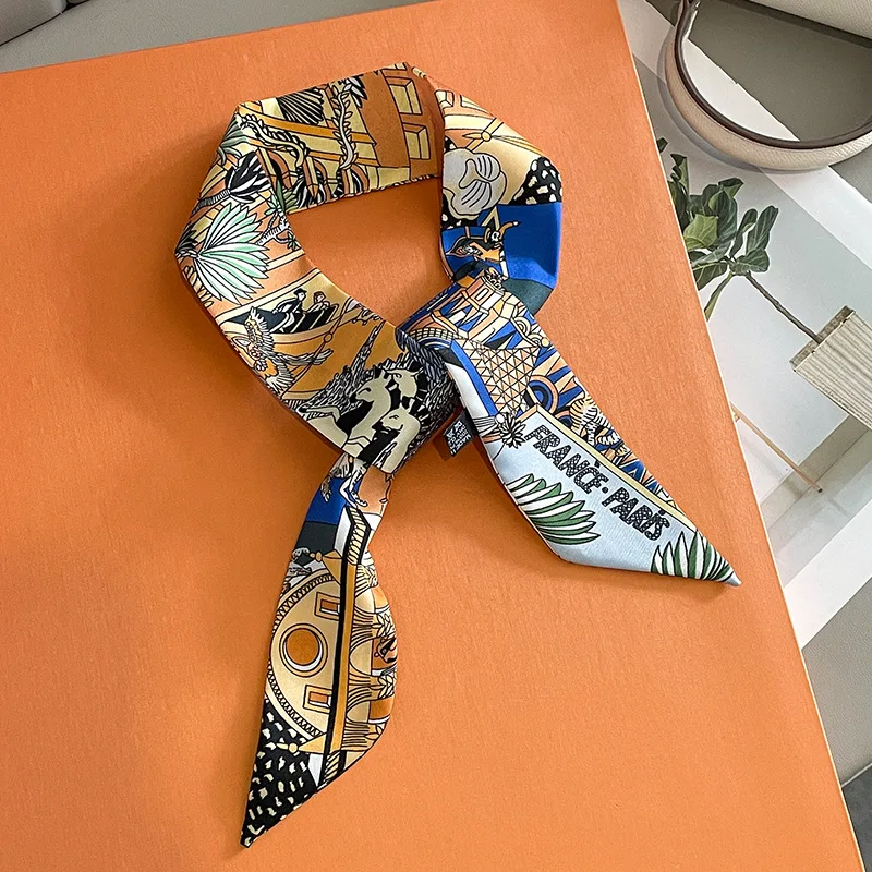 Luxury Design Horse Print Skin - Ascot Neck Scarf ulasan dan harga