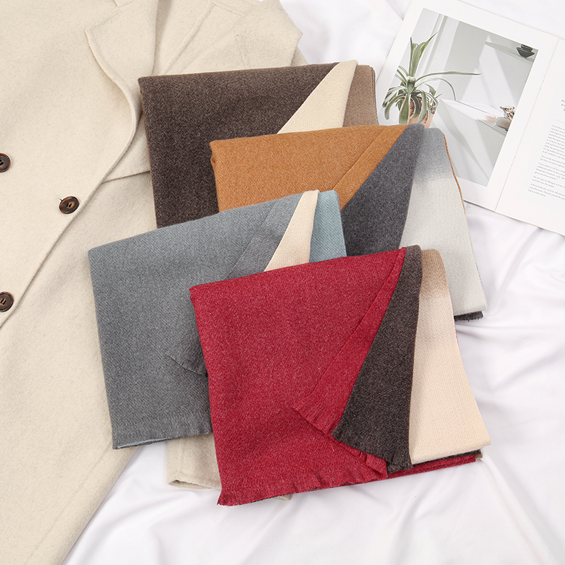 New 2024 Gradient Cashmere Sca - Woven Scarf Blanket ulasan dan harga