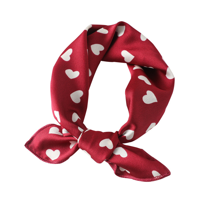 Women scarf  50*50cm Square Sk - Silk Tie Striped ulasan dan harga