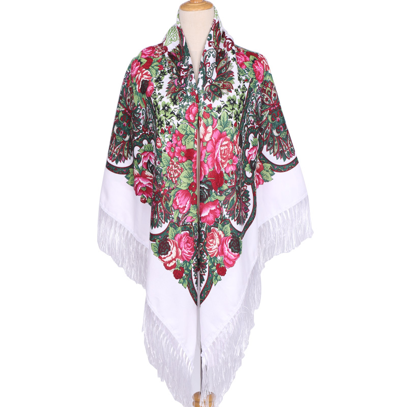 160*160cm Ethnic Large Square  - Woven Scarf Blanket ulasan dan harga