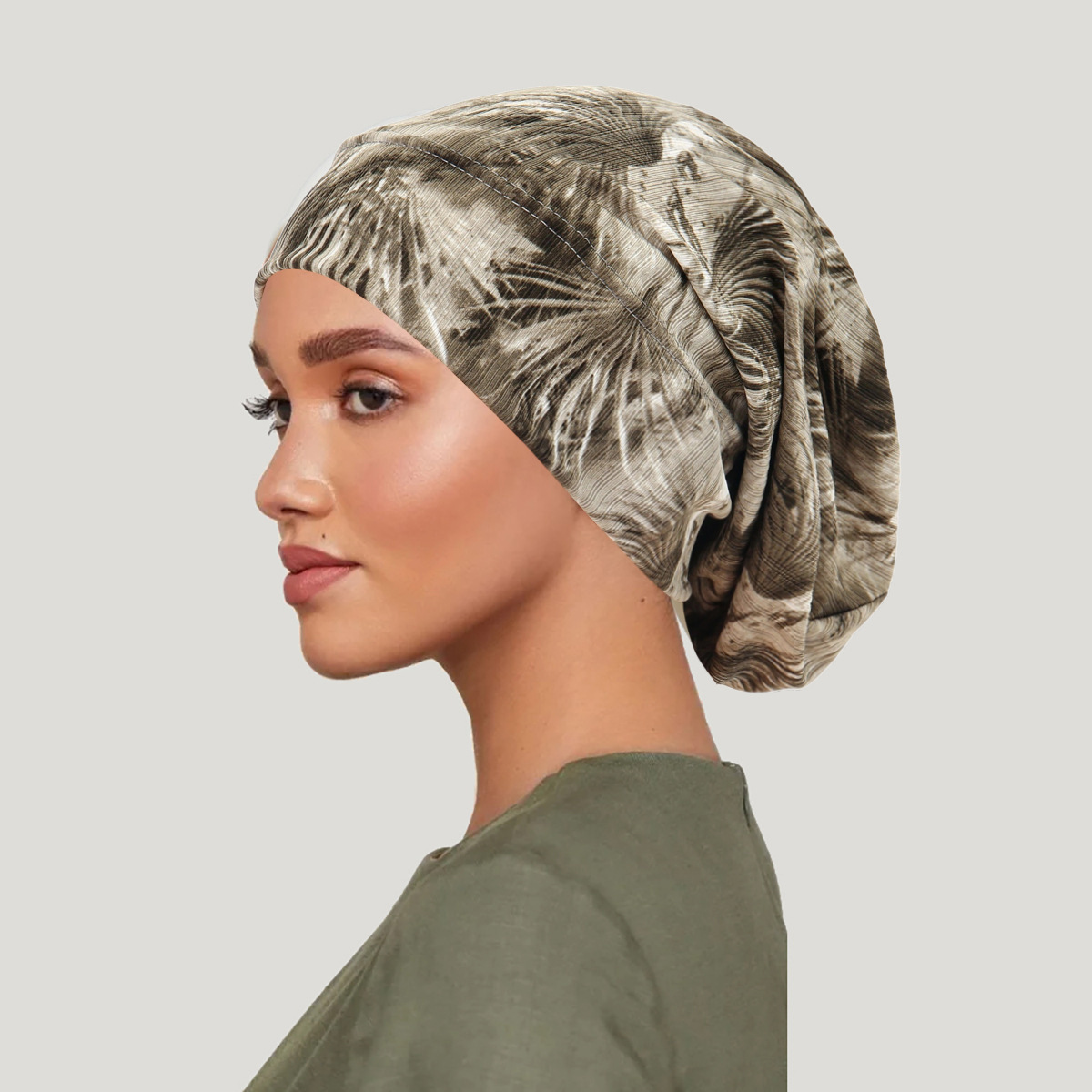 2026 New Tie-dye Hair Cover Ca - Head Wrap Turban ulasan dan harga
