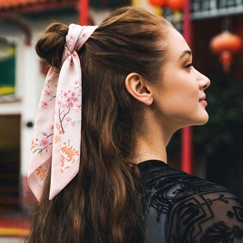 Fashion Women Silk Satin Skinn - Head Wrap Turban ulasan dan harga