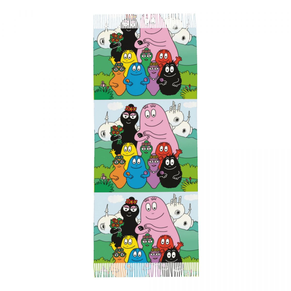 Les Barbapapa Family Shawls Wr - Pashmina Wrap Large ulasan dan harga