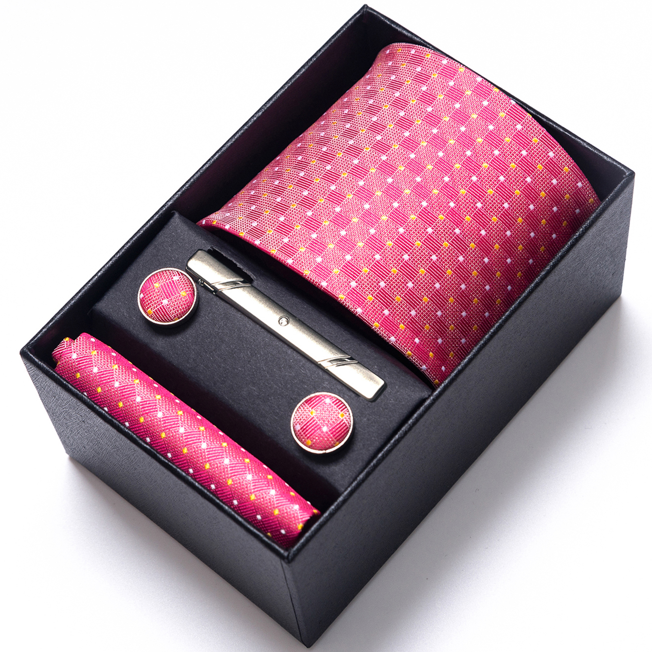 Bright Color Paisley Men's Tie - Pocket Square Set ulasan dan harga
