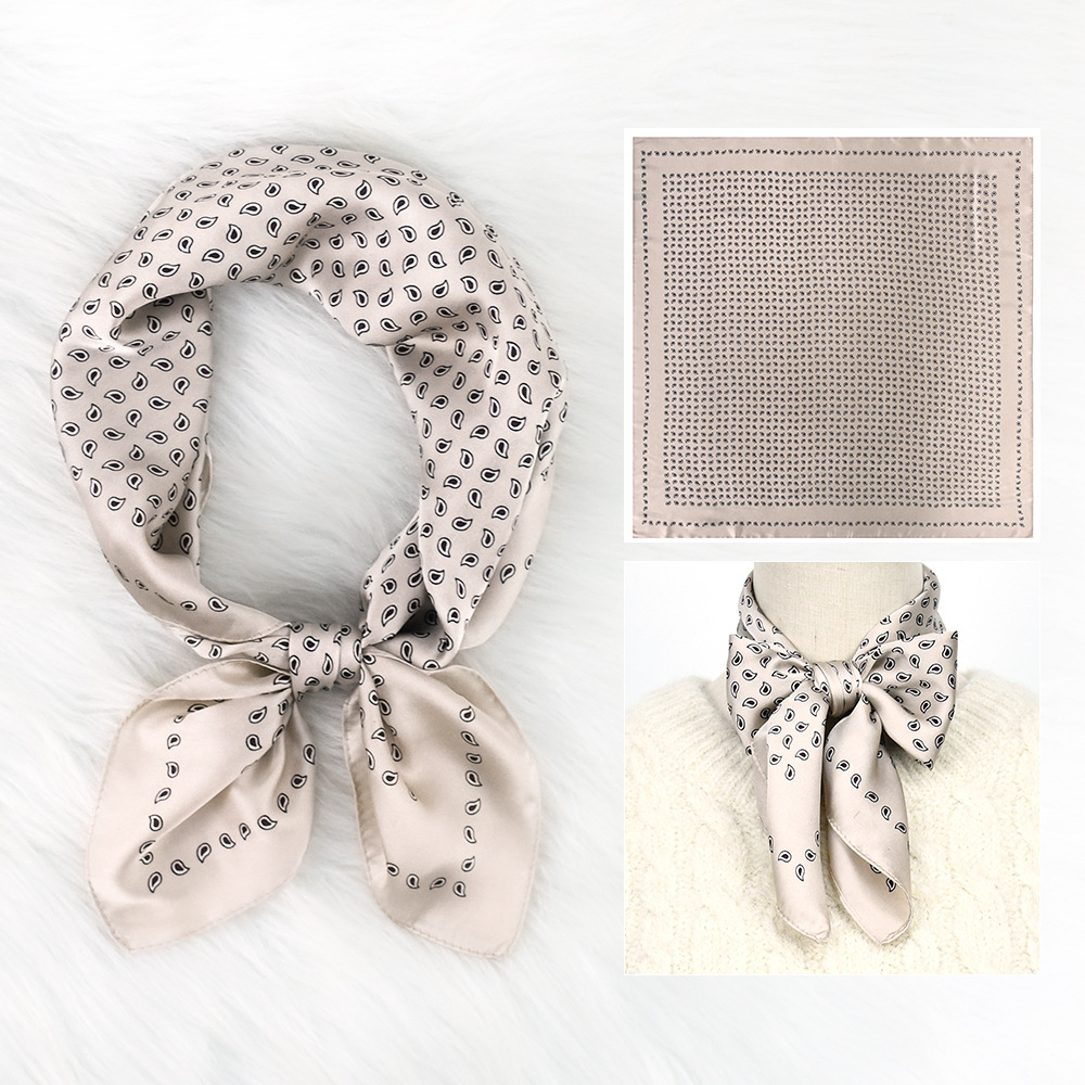 1pc 70cm Women's Vintage Paisl - Ascot Neck Scarf ulasan dan harga