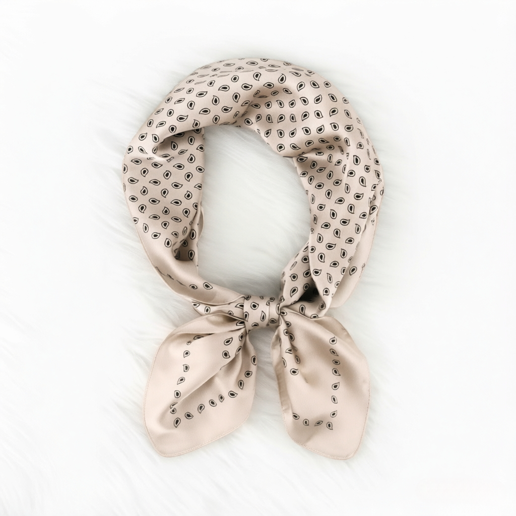 1pc 70cm Women's Vintage Paisl - Ascot Neck Scarf ulasan dan harga