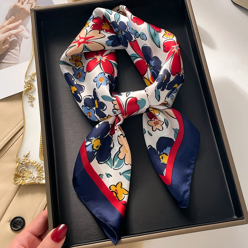 Luxury Square Scarf For Women  - Scarf Silk Square ulasan dan harga