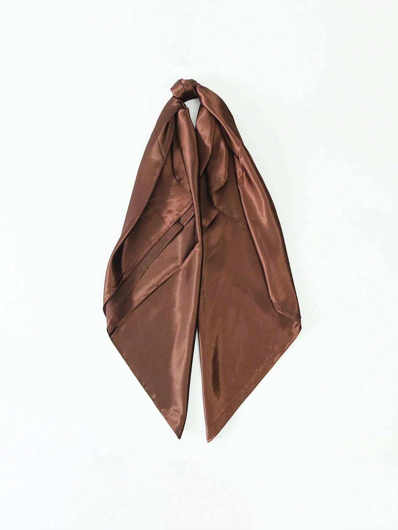 1pc Women White Silk Scarf, Ve - Scarf Silk Square ulasan dan harga