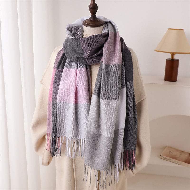 200*64cm New Fashion Cashmere  - Woven Scarf Blanket ulasan dan harga