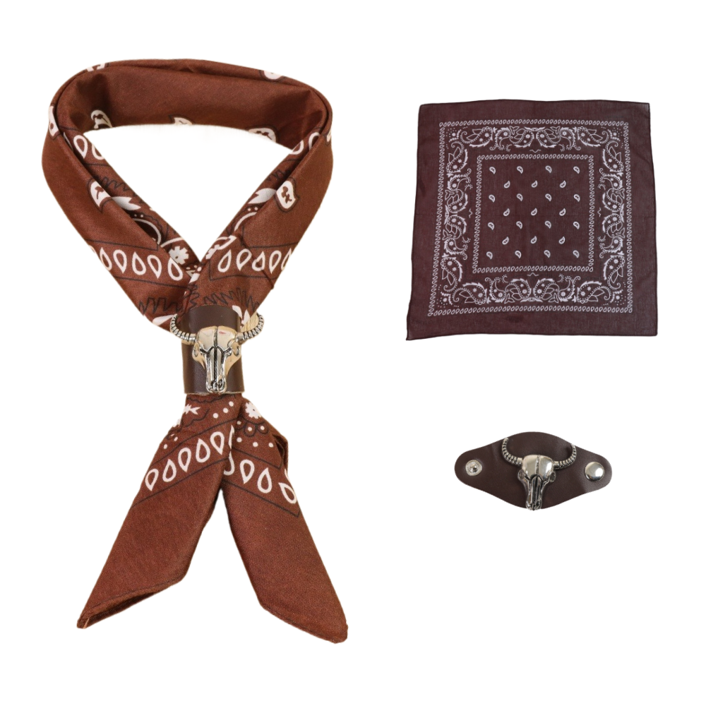 Artistic Cotton Square Scarf A - Bandana Cotton ulasan dan harga