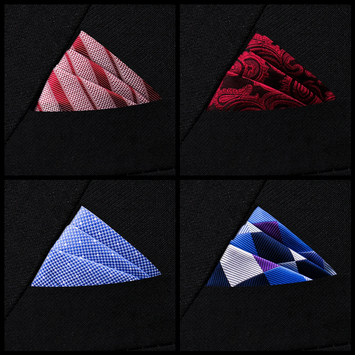 Pocket Square Silk High Grade  - Pocket Square Set ulasan dan harga