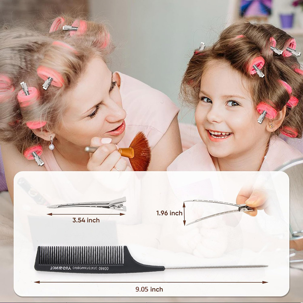 24pcs Silver Hair Clips For St - Tie Clip Silver ulasan dan harga