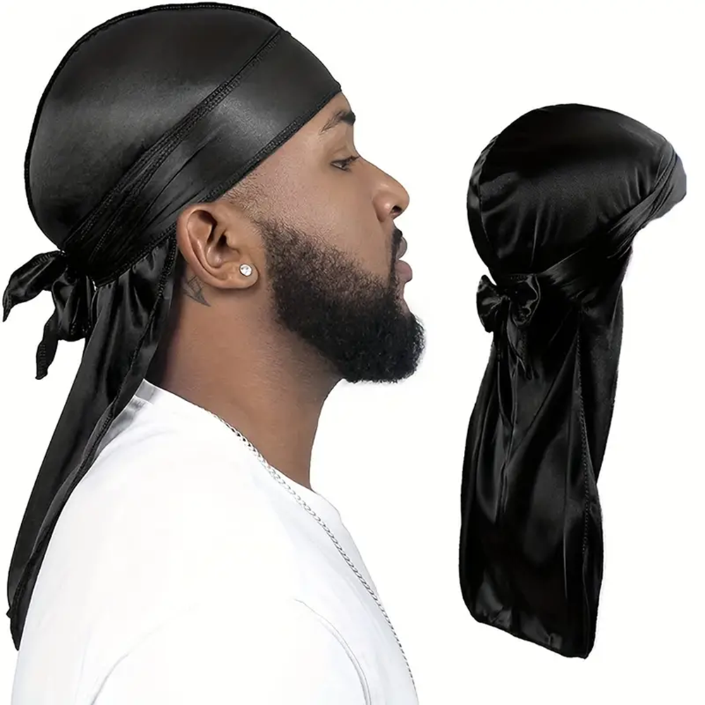Men's Durag Bandana Silky Du R - Bandana Doo Rag ulasan dan harga