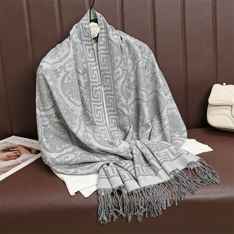 2024 Luxury Thick Cashmere Sca - Woven Scarf Blanket ulasan dan harga