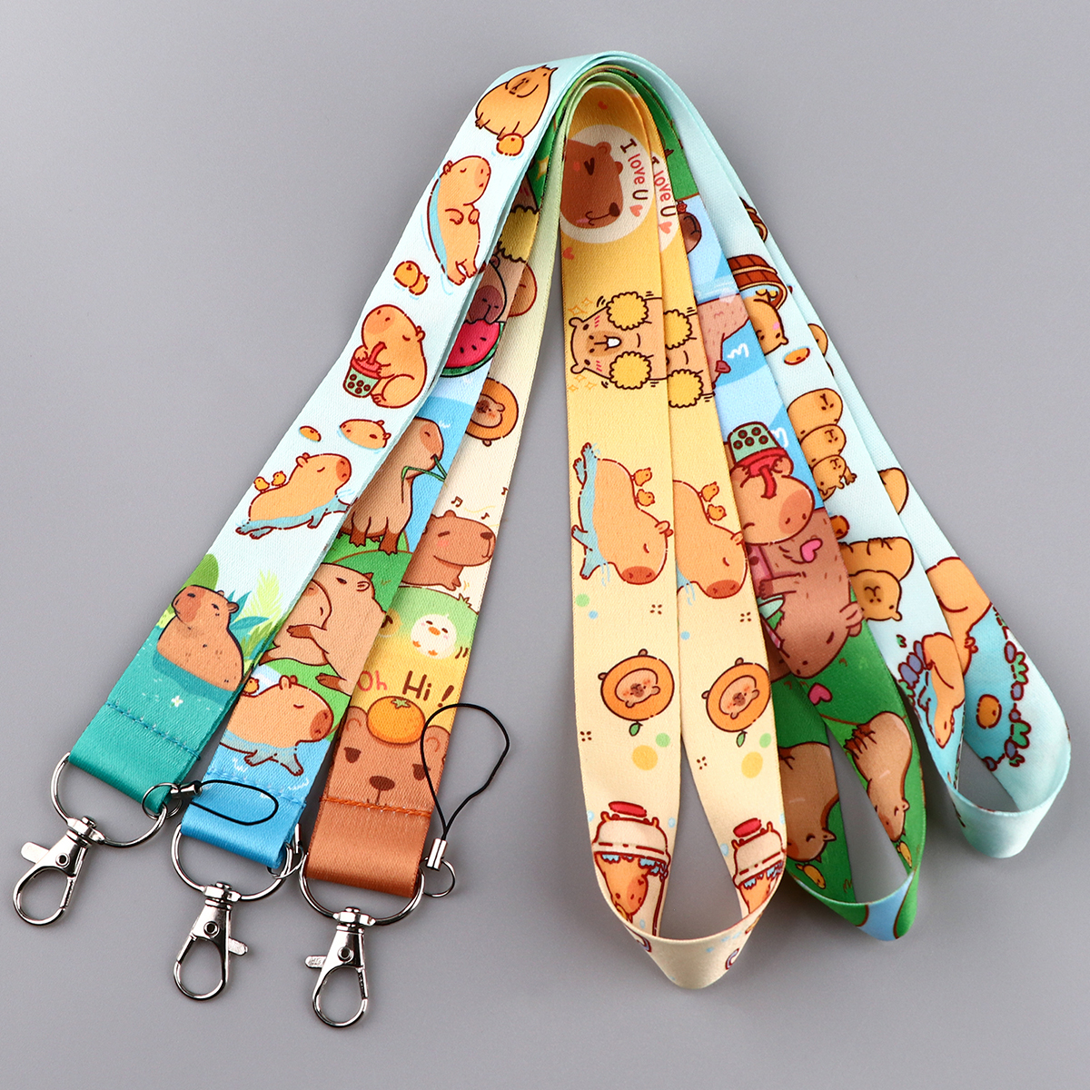 Cute Capybara Lanyards for Key - Lanyard Badge Holder ulasan dan harga