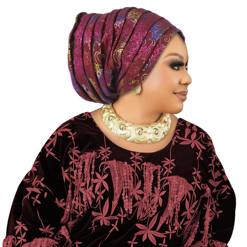 2026 New African Headtie Turba - Head Wrap Turban ulasan dan harga
