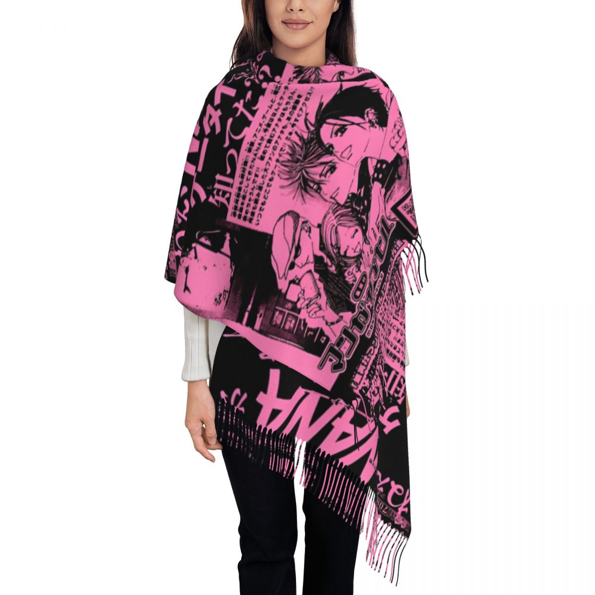 Women's Scarf with Tassel Nana - Pashmina Wrap Large ulasan dan harga