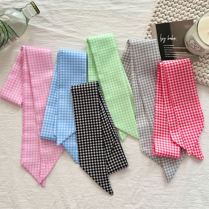 Women Scarf Luxury Silk Scarf  - Silk Tie Striped ulasan dan harga
