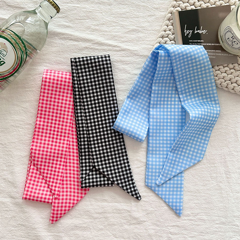 Women Scarf Luxury Silk Scarf  - Silk Tie Striped ulasan dan harga