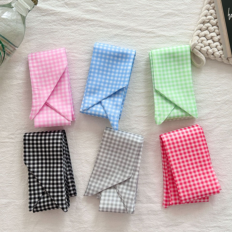 Women Scarf Luxury Silk Scarf  - Silk Tie Striped ulasan dan harga