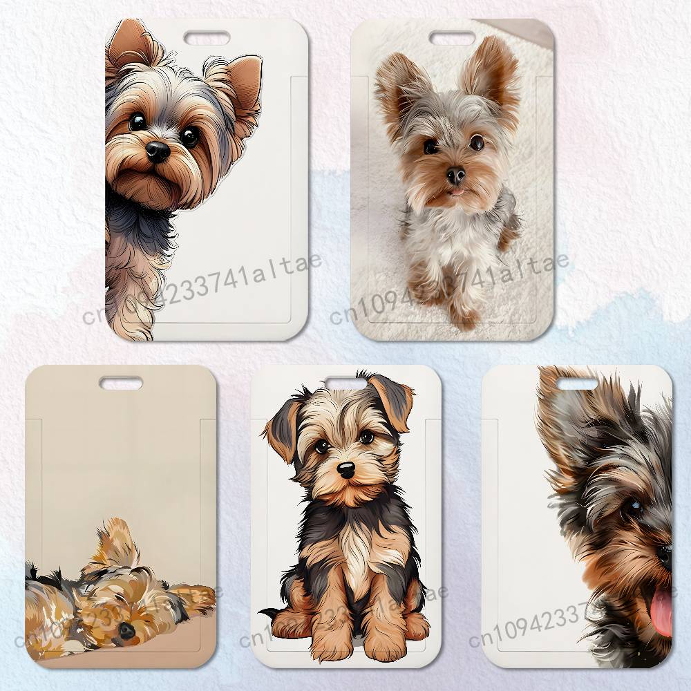 Yorkshire Terrier Dog Card Hol - Lanyard Badge Holder ulasan dan harga