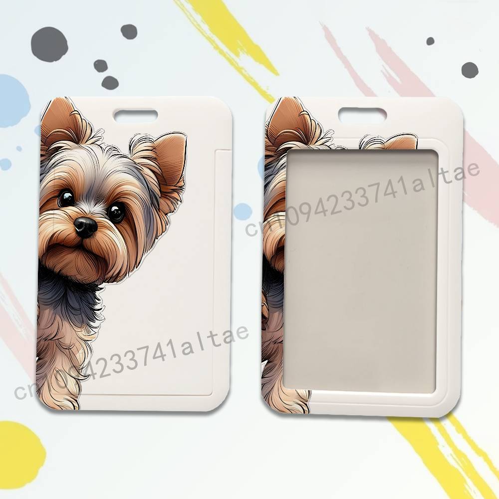 Yorkshire Terrier Dog Card Hol - Lanyard Badge Holder ulasan dan harga