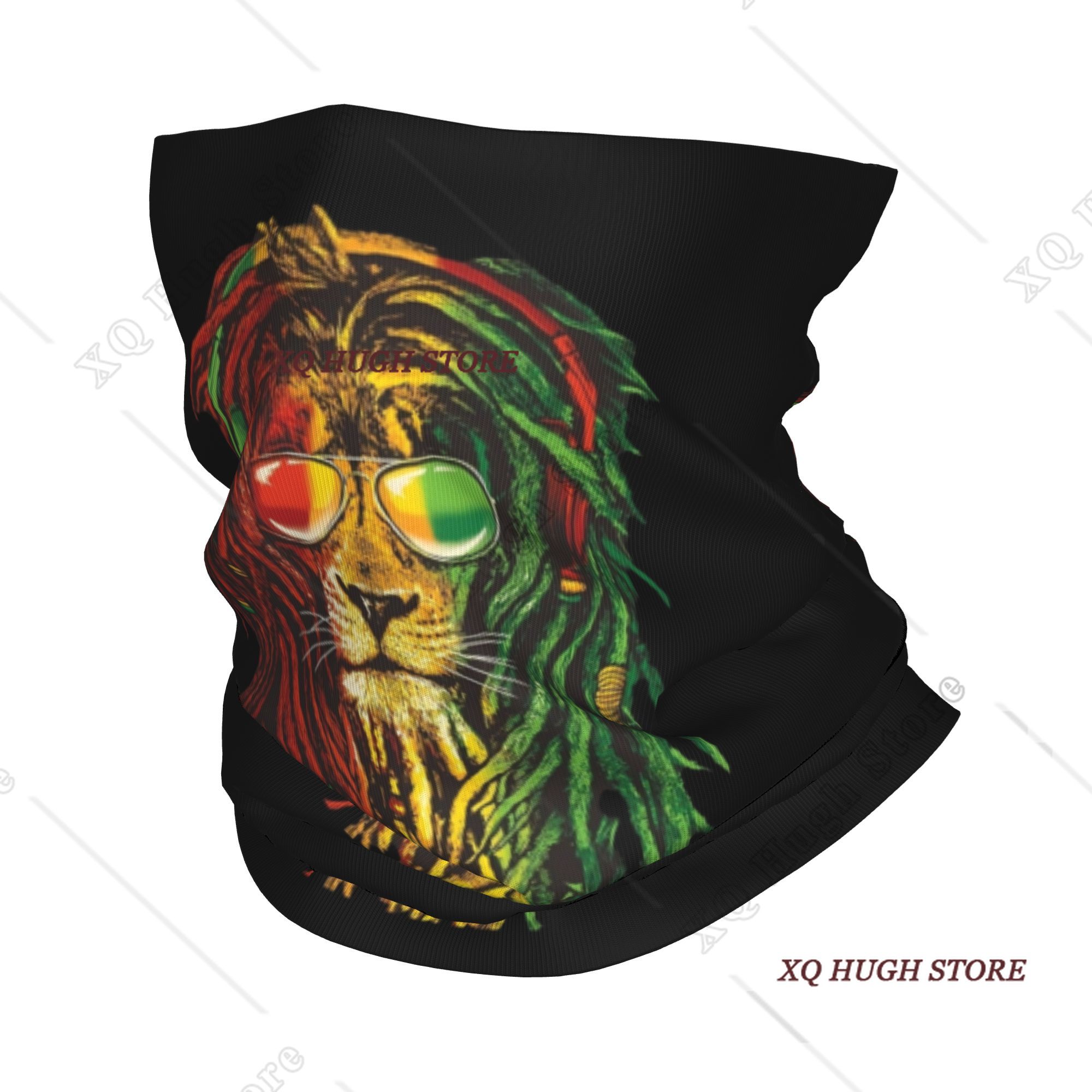 Rasta Reggae Lion Sunglass Art - Neck Warmer Tube ulasan dan harga
