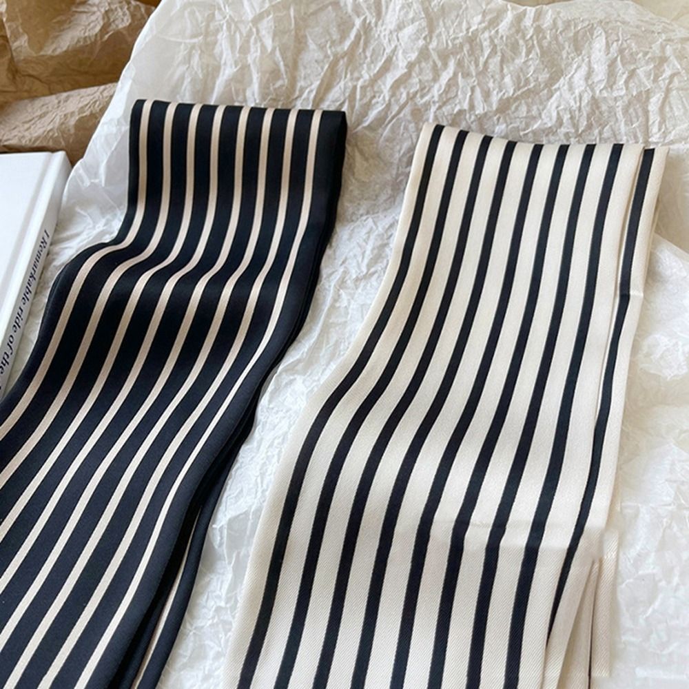 Retro Tie Wraps Female Shawl R - Silk Tie Striped ulasan dan harga