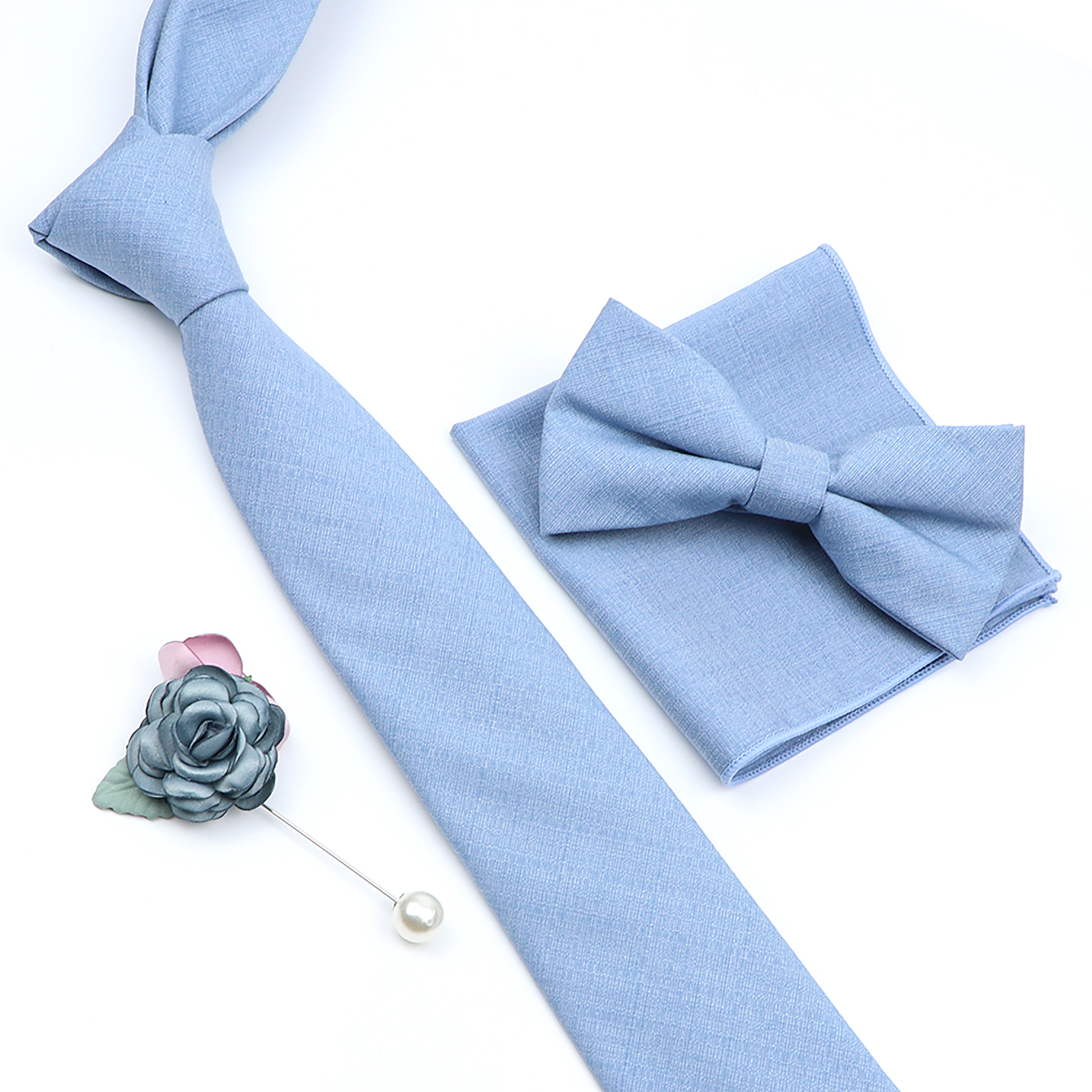 Beautiful Solid Color Tie Broo - Skinny Tie Men ulasan dan harga