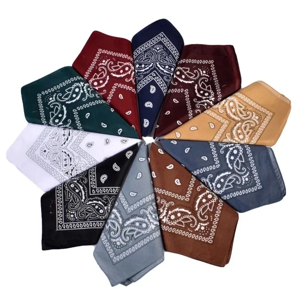 Hip Hop Wine Red Square Hair S - Ascot Neck Scarf ulasan dan harga