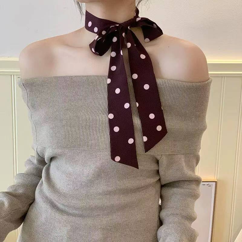 Polka Dot and Striped Print Sc - Silk Tie Striped ulasan dan harga