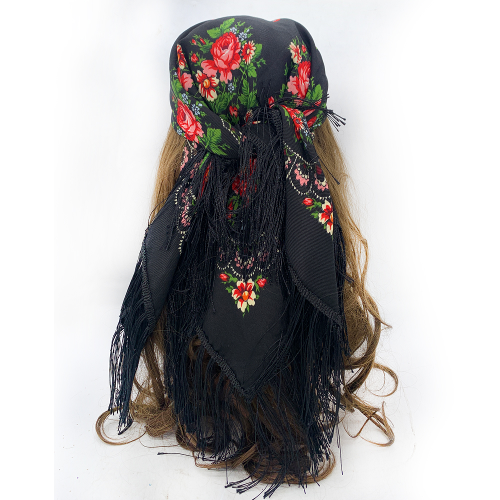 Traditional Russian Square Sca - Bandana Cotton ulasan dan harga