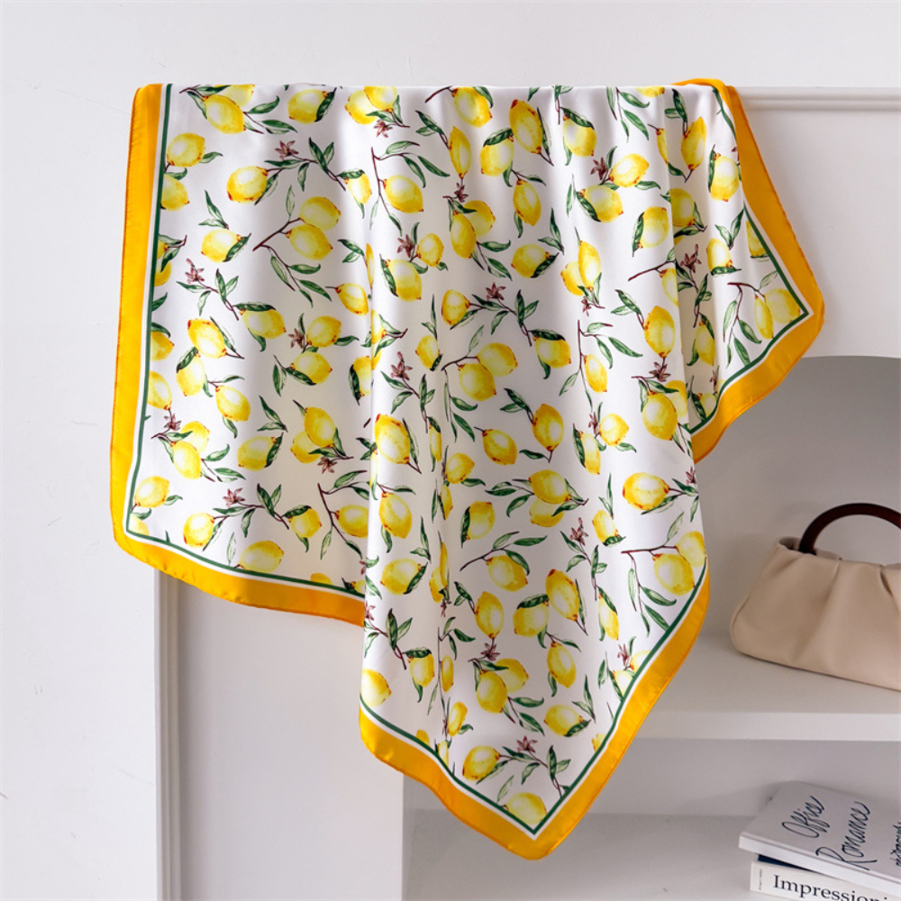 1pcs Summer Bright Color Oil P - Ascot Neck Scarf ulasan dan harga