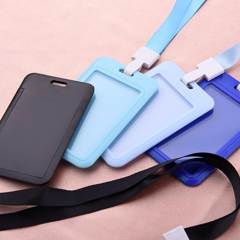 Colorful Sliding Vertical ID B - Lanyard Badge Holder ulasan dan harga