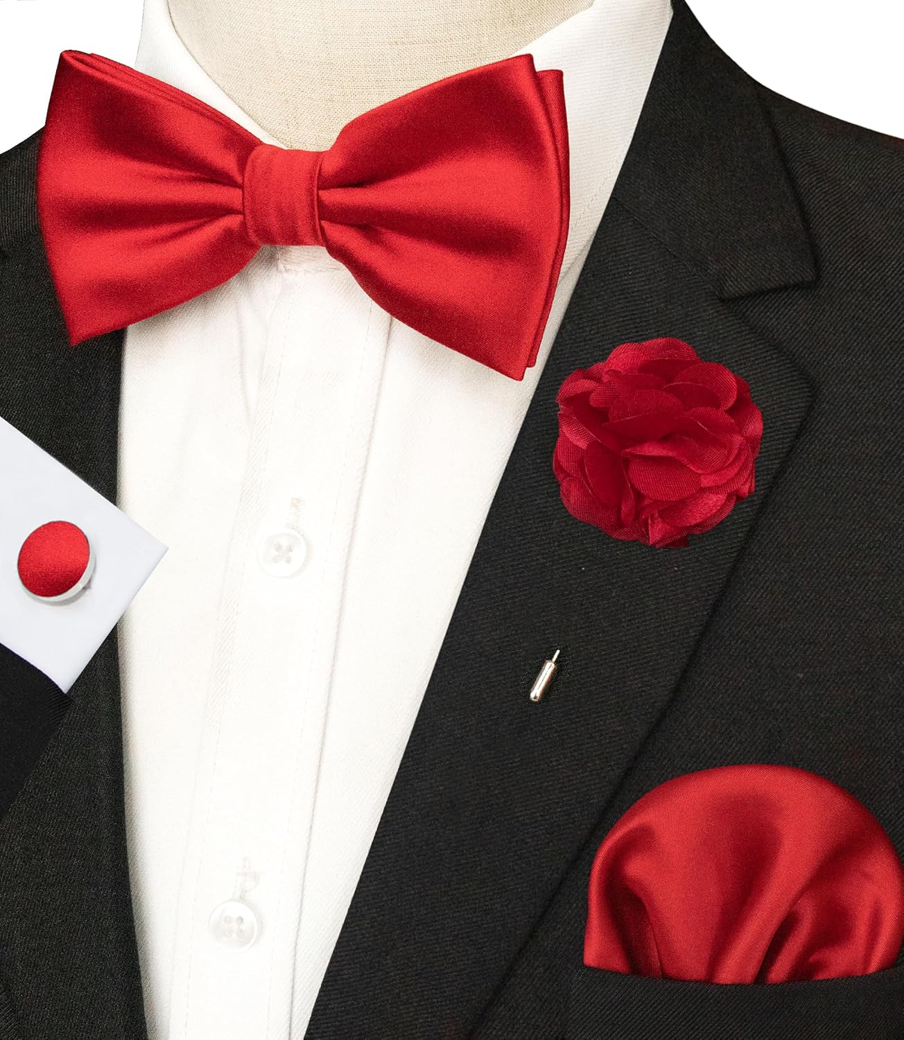 Solid Color Pre-tied Bow Tie a - Bow Tie Pre Tied ulasan dan harga