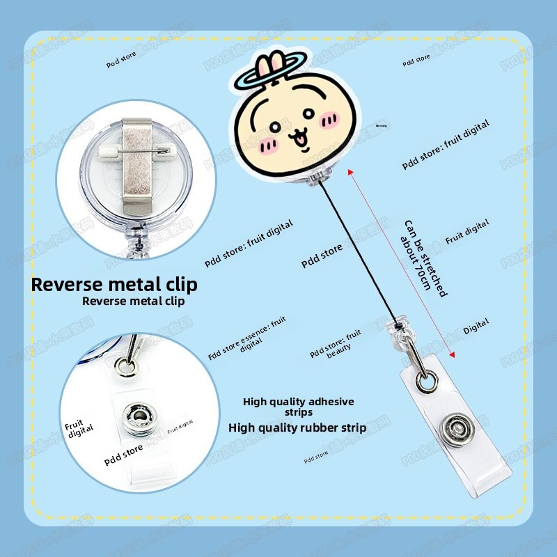 Jhikawas Retractable Badge Ree - Lanyard Badge Holder ulasan dan harga