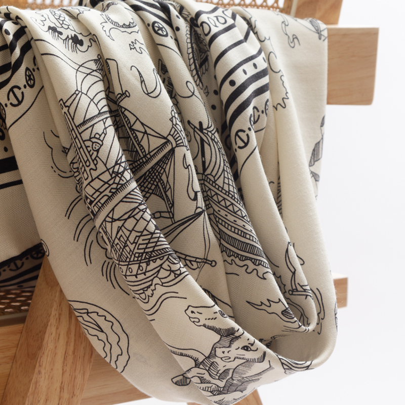 Wool Silk Scarf Women Large Sc - Pashmina Wrap Large ulasan dan harga