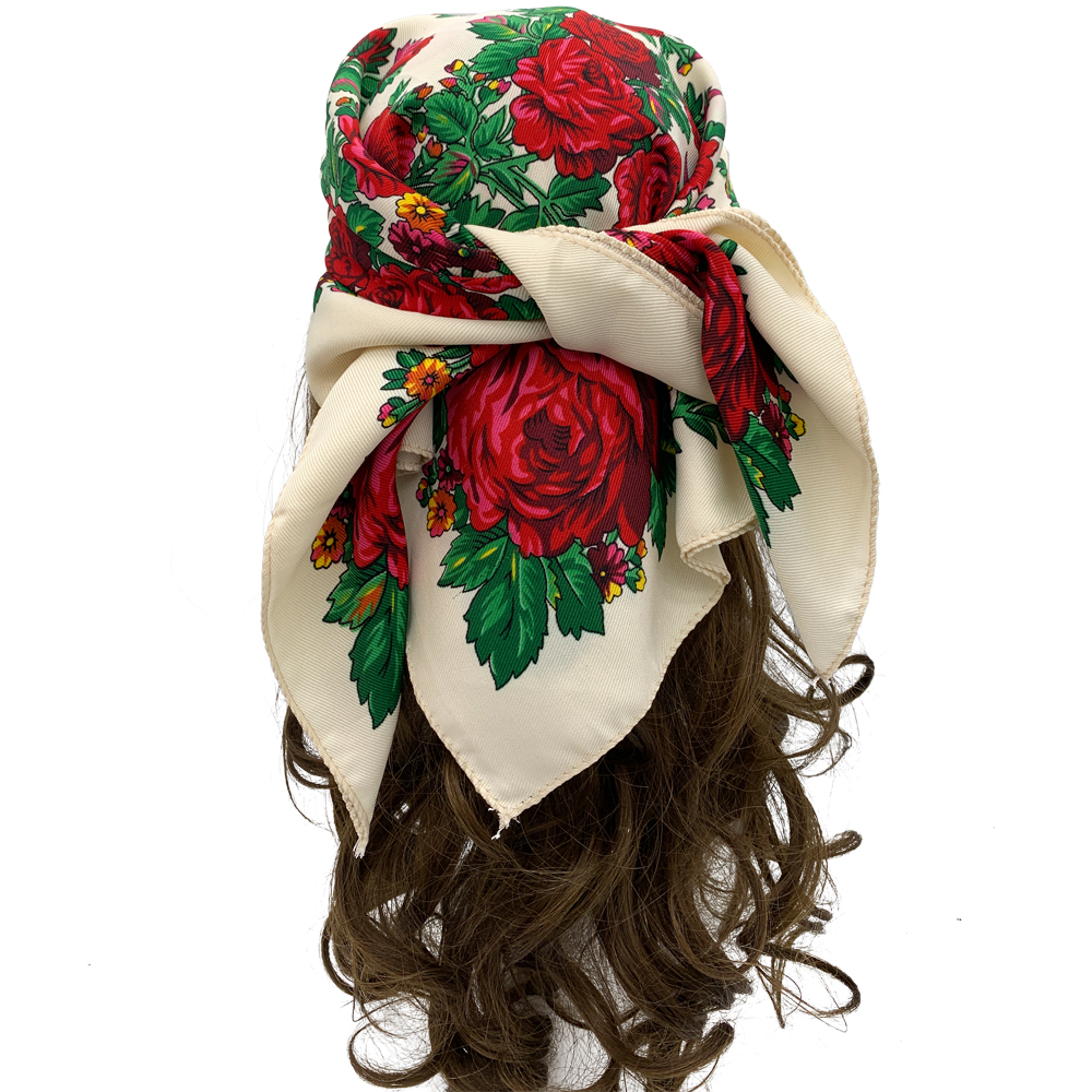70*70cm Russian Square Scarf W - Bandana Cotton ulasan dan harga