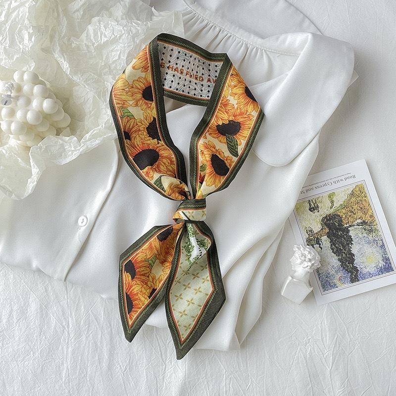 Spring Oil Painting Series Sca - Head Wrap Turban ulasan dan harga