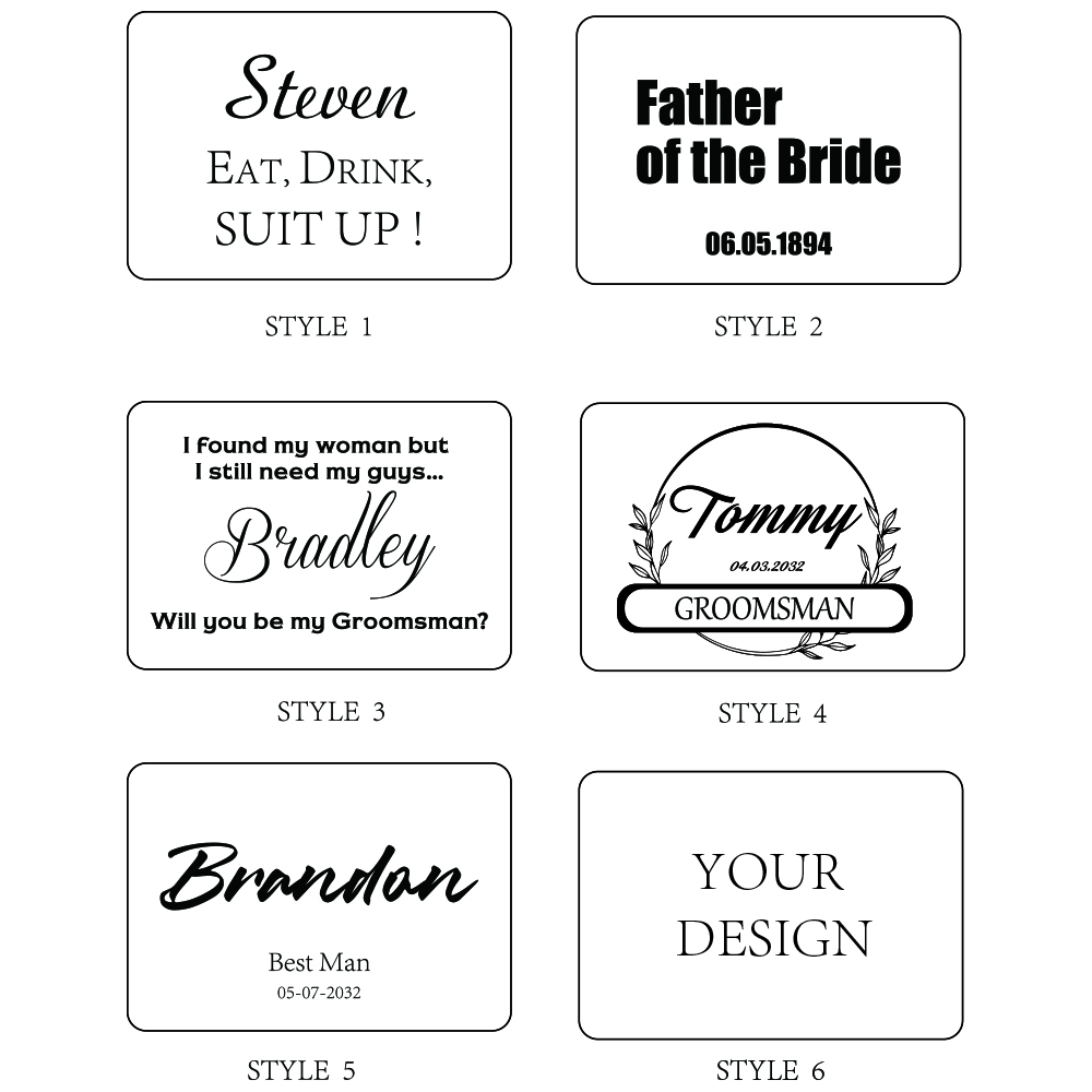 Name Engraved Groomsmen Best M - Tie Bar Set Gift ulasan dan harga